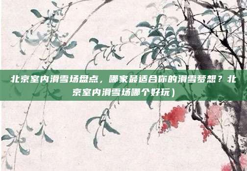 北京室内滑雪场盘点,哪家最适合你的滑雪梦想?北京室内滑雪场哪个好玩)