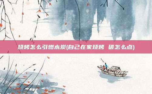 烧烤怎么引燃木炭(自己在家烧烤 碳怎么点)