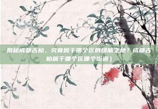揭秘成都古柏,究竟属于哪个区的绿肺之地?成都古柏属于哪个区哪个街道)