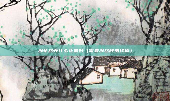 深花盆养什么花最好（需要深盆种的绿植）