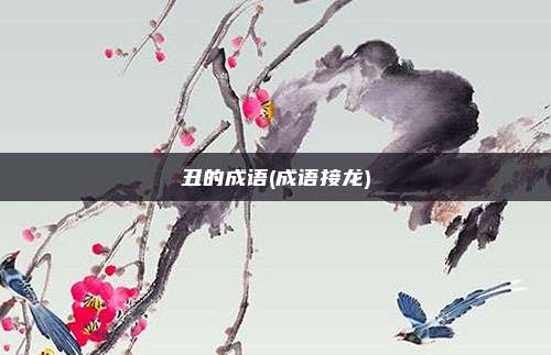 丑的成语(成语接龙)