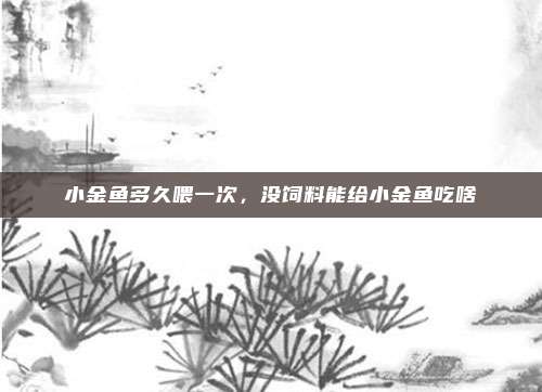 小金鱼多久喂一次，没饲料能给小金鱼吃啥