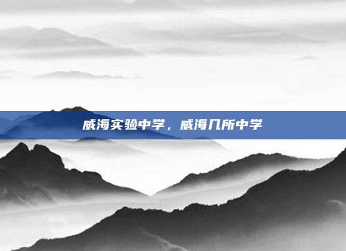 威海实验中学,威海几所中学