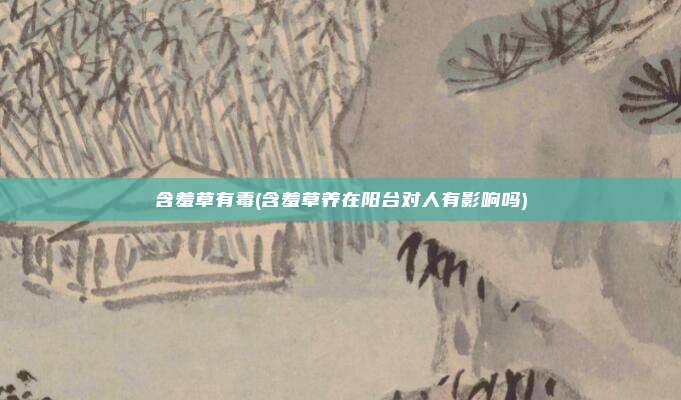 含羞草有毒(含羞草养在阳台对人有影响吗)