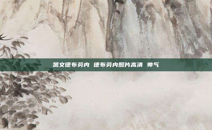 凯文德布劳内 德布劳内照片高清 帅气