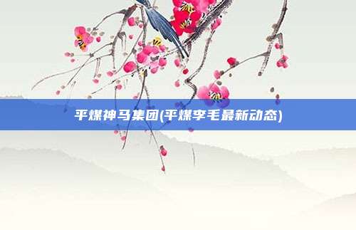 平煤神马集团(平煤李毛最新动态)
