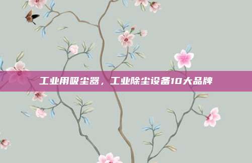工业用吸尘器,工业除尘设备10大品牌