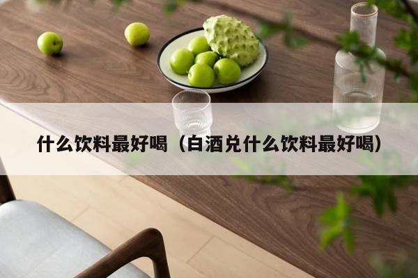 什么饮料最好喝（白酒兑什么饮料最好喝）