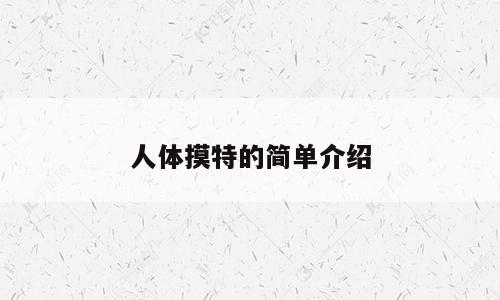 人体摸特的简单介绍
