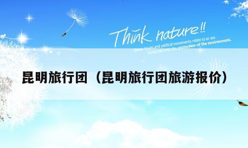 昆明旅行团（昆明旅行团旅游报价）